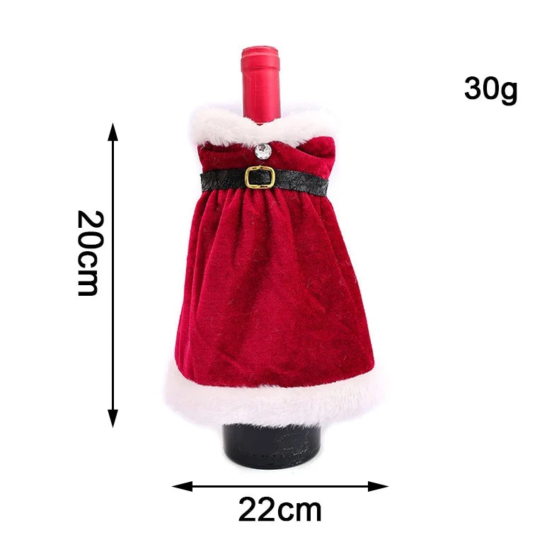 Bottle Cover Santa Design Soft & Durable