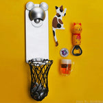 Bottle Opener Magnetic Fridge Mount Zinc Alloy