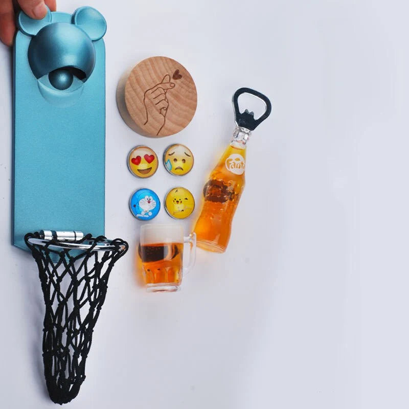 Bottle Opener Magnetic Fridge Mount Zinc Alloy