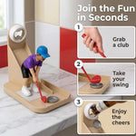 Bottle Opener Mini Golfer Cap-Catching Base
