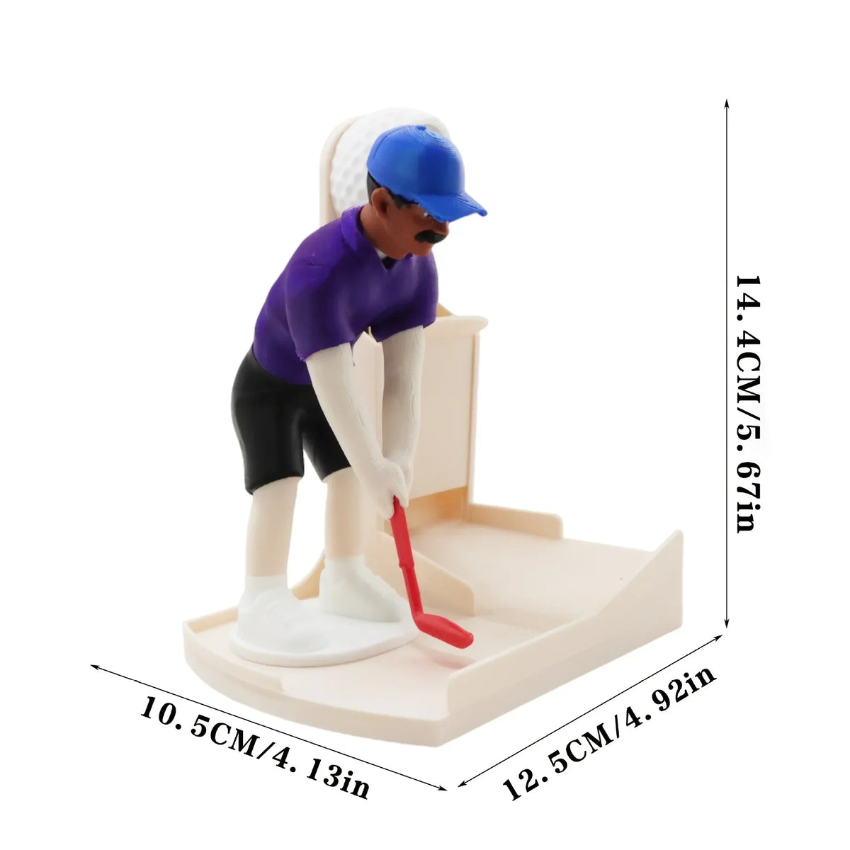 Bottle Opener Mini Golfer Cap-Catching Base