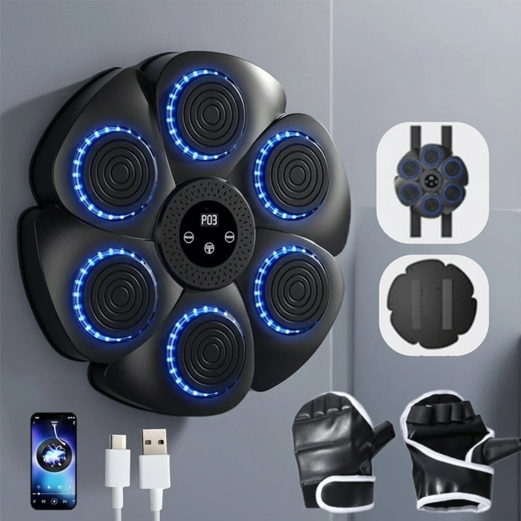 Boxing Machine Bluetooth Music RGB Lighting Performance Tracking