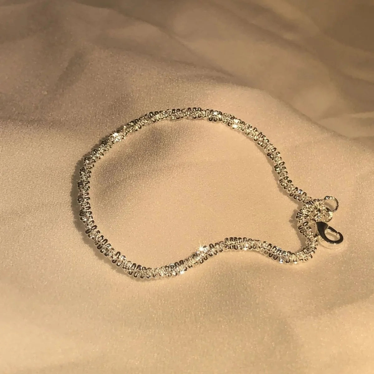 Bracelet 925 Sterling Silver Adjustable Hypoallergenic Comfort
