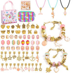 Bracelet Making Kit Adjustable Glass Beads & Charms