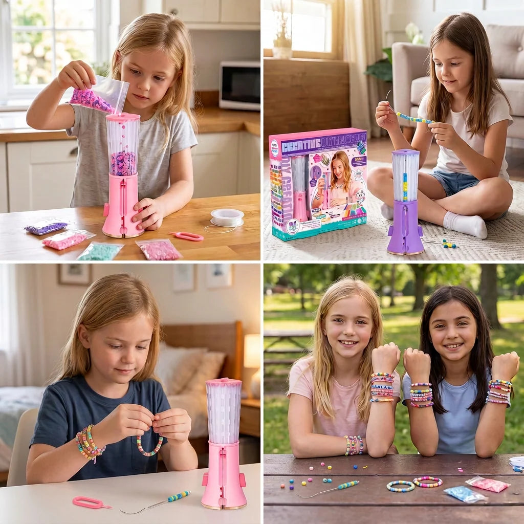 Bracelet Making Kit Beads & Charms DIY Jewelry