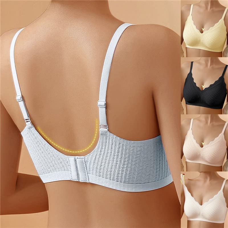 Bralette Wireless Seamless Breathable Stretch Fabric