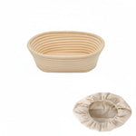 Bread Proofing Basket Handwoven Rattan Cotton Liner Included