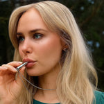 Breathing Necklace Titanium Stainless Steel Quit Smoking Aid