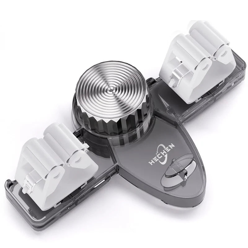 Broom & Mop Holder Angle-Adjustable Suction Cup Multi-Hook
