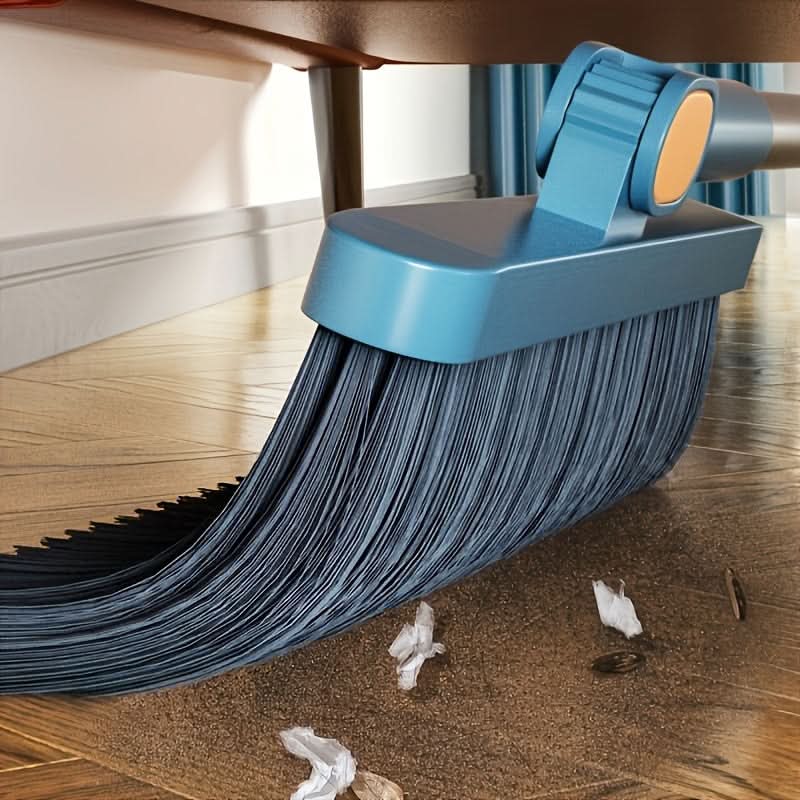 Broom and Dustpan Set Long Handle Upright Storage