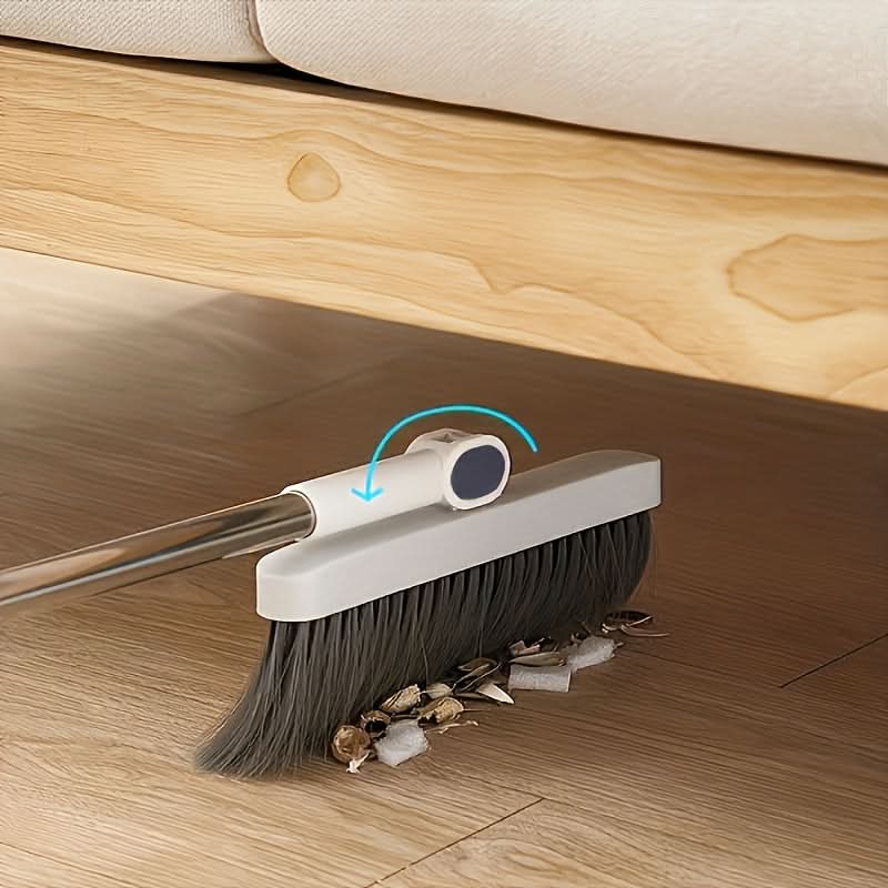 Broom and Dustpan Set Long Handle Upright Storage