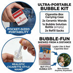 Bubble Blower Toy Portable With 2 Solution Refills