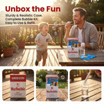 Bubble Blower Toy Portable With 2 Solution Refills