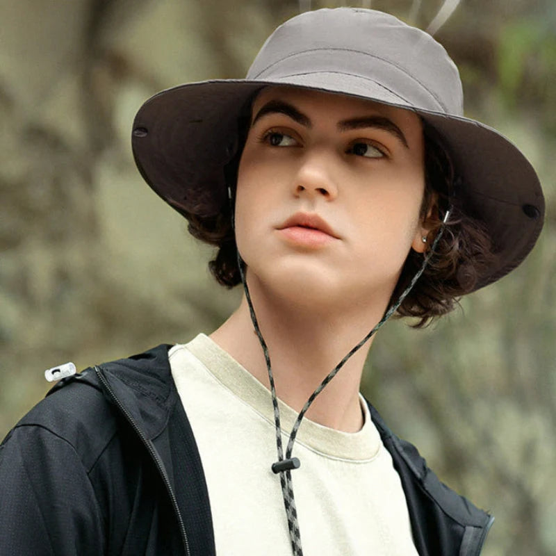 Bucket Hat Wide Brim UV Protection Packable