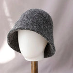 Bucket Hat Wool Foldable Breathable Warmth