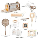 Bug Observation Kit Wooden Magnifier Set