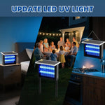 Bug Zapper Solar-Powered UV 2,000 Sq Ft Coverage