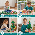 Building Block Advent Calendar 24-Day Christmas Tree Scene