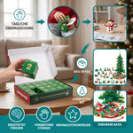 Building Block Advent Calendar 24-Day Christmas Tree Scene