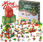 Building Block Advent Calendar 24-Day Christmas Village Theme