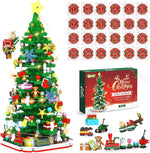 Building Block Advent Calendar 24-Day Christmas Village Theme