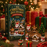 Building Block Advent Calendar 24 Mini Builds Hanging Ornaments