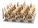 Building Block Figure Set 21 Pieces With Accessories