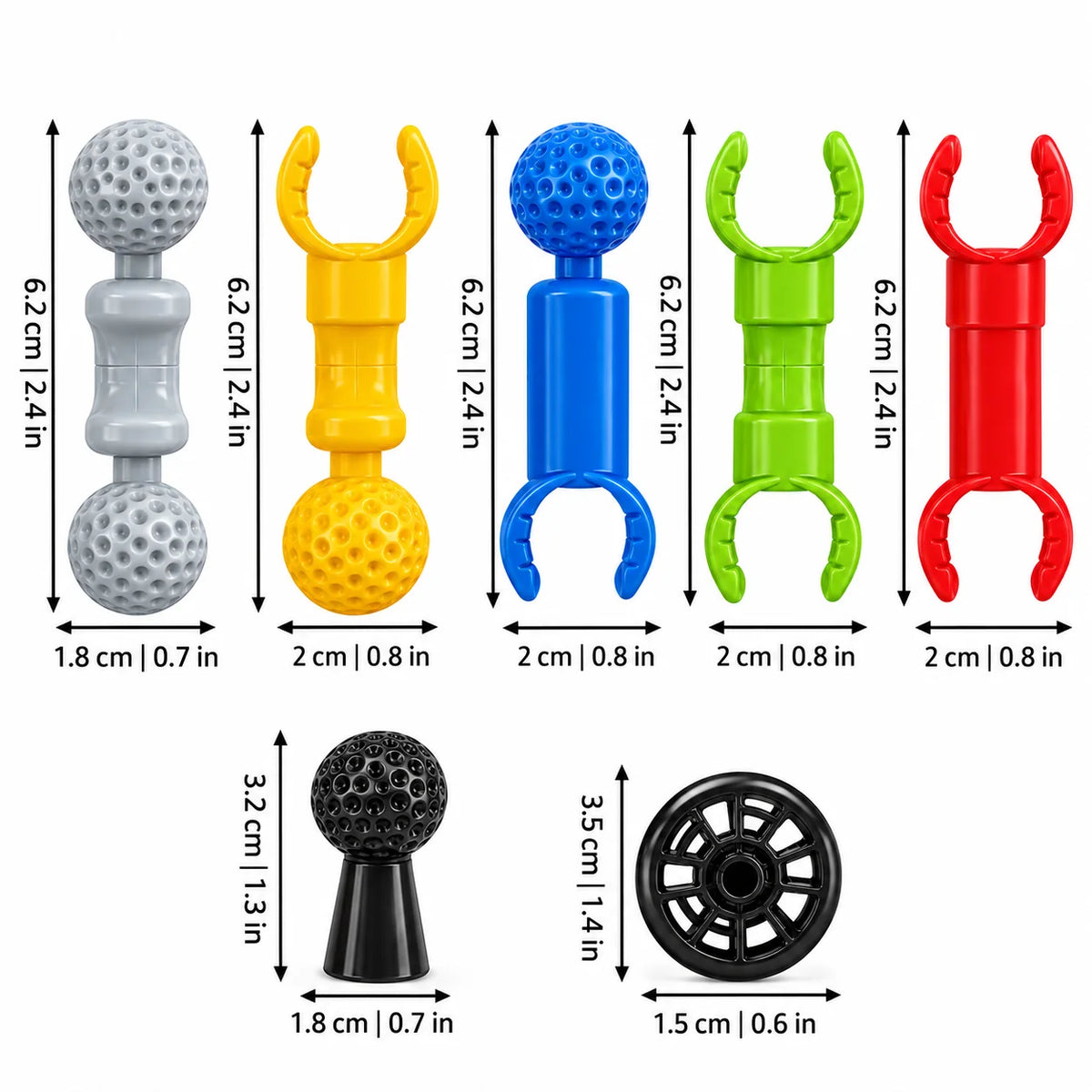 Building Block Set Colorful Interlocking Pieces for Creative Play