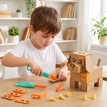 Building Set Cardboard 100 Pieces Tool Kit Included