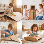 Building Set Cardboard 100 Pieces Tool Kit Included