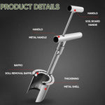 Bulb Planter 5-in-1 Galvanized Steel Ergonomic T-Handle