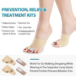 Bunion Corrector Medical-Grade Gel Sleeve & Toe Spacer