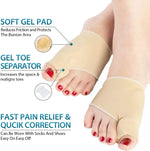 Bunion Corrector Medical-Grade Gel Sleeve & Toe Spacer