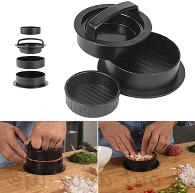 Burger Press Detachable Mold & Adjustable Thickness