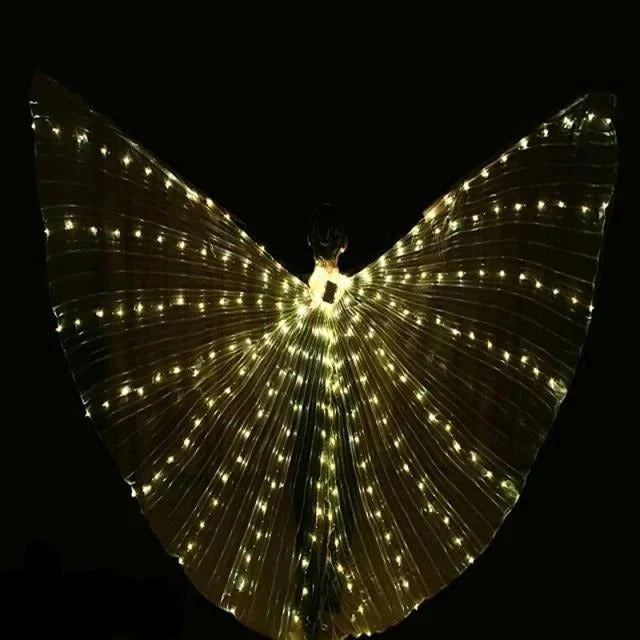 Butterfly Wings Multicolor LED Lighting Adjustable Harness
