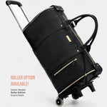 Cabin Travel Bag Integrated Hanging System Shoe Compartment Water Resistant