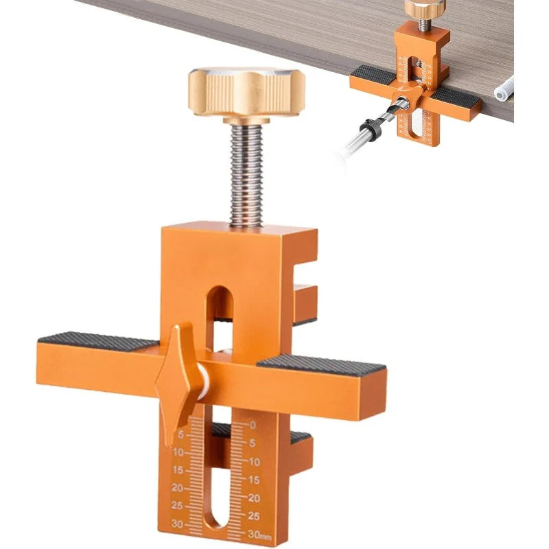 Cabinet Door Installation Jig Graduated Scale & Adjustable Support