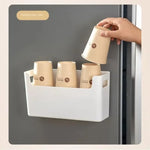 Cabinet Door Organizer Shelf Adhesive Mount No-Drill Plastic