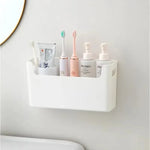Cabinet Door Organizer Shelf Adhesive Mount No-Drill Plastic