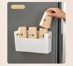 Cabinet Door Organizer Shelf Adhesive Mount No-Drill Plastic