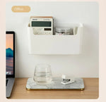 Cabinet Door Organizer Shelf Adhesive Mount No-Drill Plastic