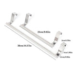 Cabinet Door Towel Holder Stainless Steel No-Install Hanging Design