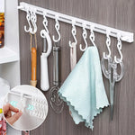 Cabinet Hooks Adjustable Sliding Drill-Free Installation