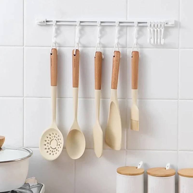 Cabinet Hooks Adjustable Sliding Drill-Free Installation