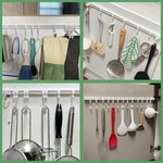 Cabinet Hooks Adjustable Sliding Drill-Free Installation