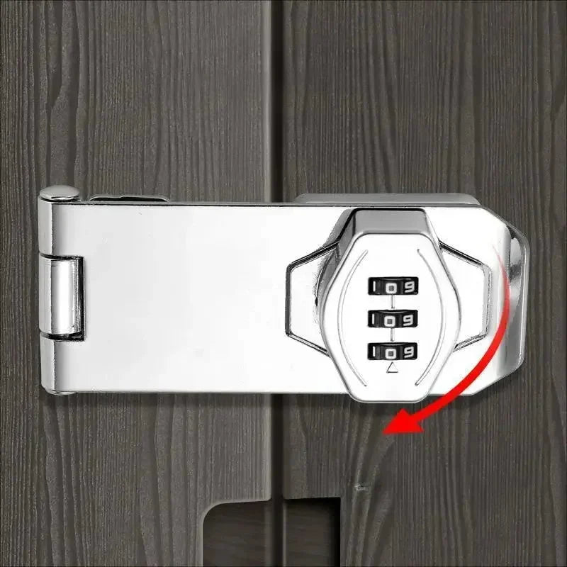 Cabinet Lock 3-Digit Combination Zinc Alloy Pry-Proof