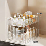 Cabinet Organizer Pull-Out Mesh Drawers Powder-Coated Steel