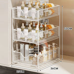 Cabinet Organizer Pull-Out Mesh Drawers Powder-Coated Steel
