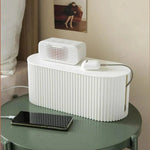Cable Management Box Plastic Conceals Cables & Power Strips