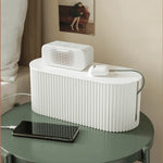 Cable Management Box Plastic Conceals Cables & Power Strips